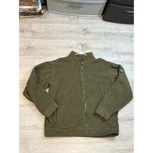Orvis Classic Collection Fleece Jacket Mens XL Olive Green Full‎ Zip